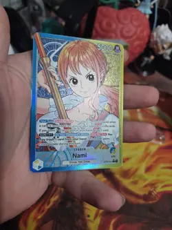 Nami - OP11-041 - Alt Art Leader - A Fist of Divine Speed - One Piece - English - Image 2