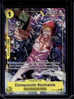 2025 One Piece Legacy of the Master Donquixote Rosinante Rare #OP12-108 - Image 1