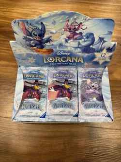 NEW SEALED Disney Lorcana TCG Winterspell English 24x Booster Packs - Image 1