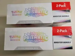 2x Pokemon TCG Prismatic Evolutions ETB with Booster Bundle Costco 2-Pack Sealed - Image 5