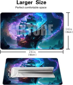 Board Game 14x24in TCG Playmat Compatible for CCG OCG DTCG PTCG Mtg2-no Zone - Image 3