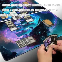 Board Game 14x24in TCG Playmat Compatible for CCG OCG DTCG PTCG Mtg2-no Zone - Image 5