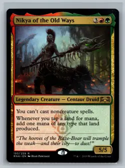 Magic The Gathering Ravnica Allegiance Nikya of the Old Ways #193/259 MTG TCG - Image 1