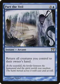 Part the Veil 1x FOIL CHK MTG Champions Kamigawa Rare MINT blue - Image 1