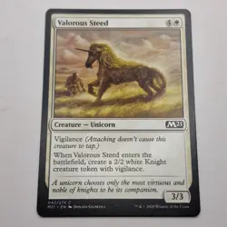 MTG: Valorous Steed 042/274 - M21 Core Set 2021 White Common - Image 1