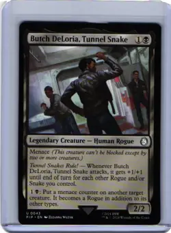 NM Butch DeLoria, Tunnel Snake, MTG, Fallout, Magic the Gathering, 43 - Image 1