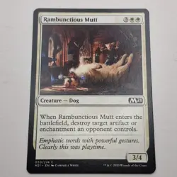 MTG: Rambunctious Mutt 030/274 - M21 Core Set 2021 White Common - Image 1