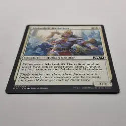 MTG: Makeshift Battalion 026/274 - M21 Core Set 2021 White Common - Image 2