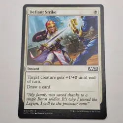MTG: Defiant Strike 015/274 - M21 Core Set 2021 White Common - Image 1