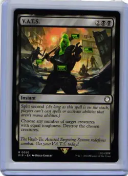V.A.T.S. #50 (NM) Fallout PIP Magic MTG - Image 1