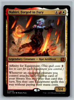 Magic MTG March of the Machine: The Aftermath Nahiri, Forged in Fury #0036 TCG - Image 1