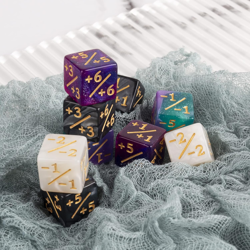 48 Pieces MTG Dice Counters Life Tokens plus 1 Magic Counter Dice Set for MTG, T - Image 5