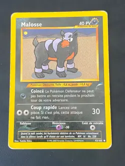 CARTE POKEMON MALOSSE 43/105 FR UNCO WIZARDS NEO DESTINY - BE - Image 1