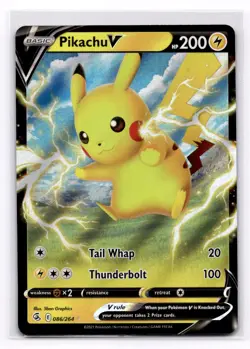 Pikachu V SWSH08: Fusion Strike - Pokemon NM 086/264 - Image 1