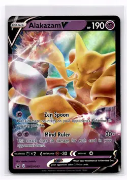 Alakazam V SWSH: Sword & Shield Promo Cards - Pokemon NM SWSH083 - Image 1