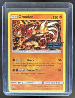 2018 Pokemon SM Celestial Storm Groudon Promos Holo #81/168 - Image 1
