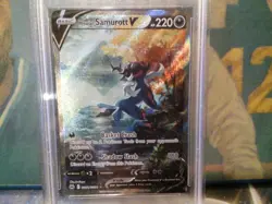PSA 9 MInt hisuian samurott v alt art pokemon tcg crown zenith - Image 2