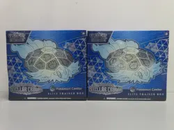 (2) Lot 2024 Pokemon Stellar Crown Pokemon Center Sealed ETB Elite Trainer Box - Image 1