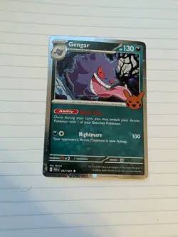 Pokemon TCG Halloween Trick Or Trade 2024 Gengar 057/091 Cosmos Rare - Image 1