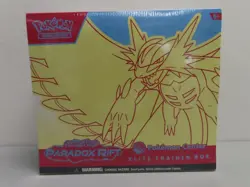 2023 Pokemon Paradox Rift Roaring Moon Pokemon Center ETB Elite Trainer Box - Image 1