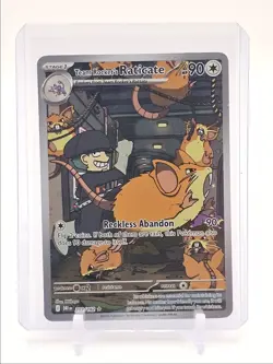 TEAM ROCKET'S RATICATE 2025 POKEMON DESTINED RIVAL ILLUSTRATION RARE Q5531 - Image 1