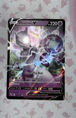 Mewtwo V 030/078 (ENG) + Mewtwo V 030/071 (JP) Pokemon GO Set - Image 3