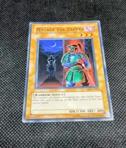 YuGiOh! TCG Mataza the Zapper Invasion of Chaos IOC-086 1st Edition Rare LP BUF - Image 1