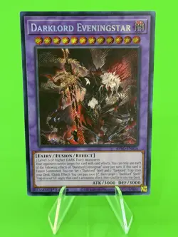 Yu-Gi-Oh Burst Protocol Darklord Eveningstar Secret Rare BPRO-EN036 NM!! - Image 1