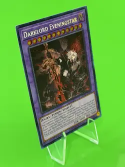 Yu-Gi-Oh Burst Protocol Darklord Eveningstar Secret Rare BPRO-EN036 NM!! - Image 2