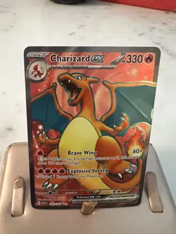 Pokemon Card Charizard ex 183/165 sv Scarlet and Violet 151 Holo - Image 1