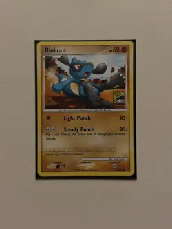 2009 Pokemon Platinum SDCC Riolu Promo Card 91/127 - San Diego Comic Con - Image 1