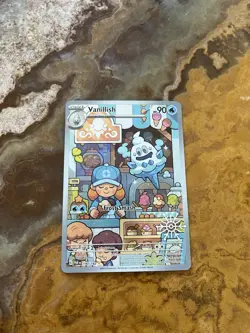 Pokemon Vanillish 190/182 SV04: Paradox Rift Illustration Rare Holo Card - Image 1