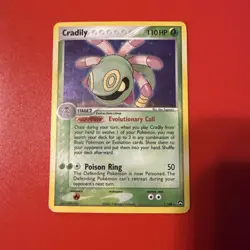 Cradily 7/108 Holo Rare Pokemon Card EX Power Keepers - Image 1