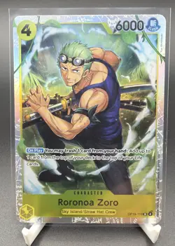 Roronoa Zoro SR OP15-113 ENGLISH ONE PIECE Card Adventure on KAMI’s Island OP15 - Image 1