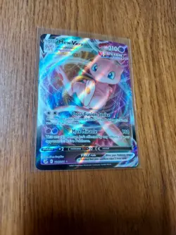 Pokemon Mew VMAX Fusion Strike Ultra Rare Holo 114/264 English TCG Card - Image 3