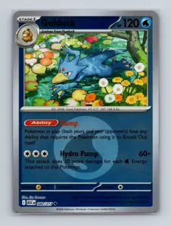 Golduck 040 Pokemon Ascended Heroes Reverse Holo Energy Symbol Card NM+ (a) - Image 1