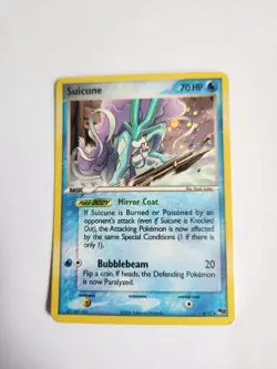 2005 Suicune 6/17 Pokemon Pop Series 2 Non Holo Rare Card Promo - Image 3