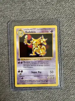 Pokemon Card - Kadabra 1st Edition Base Set Shadowless 32/102🔥 - Image 3