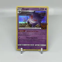 Pokemon Gengar 2023 Trick or Trade Halloween Holo Rare Card Stamped - Image 1