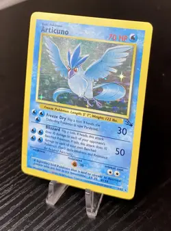 Articuno 2/62 Fossil 1999 Holo Rare WOTC Pokemon Card TCG Vintage - Image 2