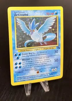 Articuno 2/62 Fossil 1999 Holo Rare WOTC Pokemon Card TCG Vintage - Image 3