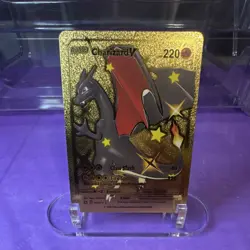 Pokemon Charizard V Gold Foil Card - Image 1