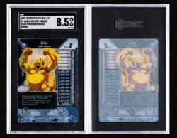 Dragon Ball Goku Golden Oozaru Atari Promo Card SGC Ultra Rare Graded 8.5 Crack* - Image 3
