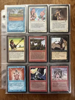 Huge Vintage Magic The Gathering Cards Lot Beta Unlimited Arabian Revised Legend - Image 4