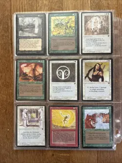 Huge Vintage Magic The Gathering Cards Lot Beta Unlimited Arabian Revised Legend - Image 5