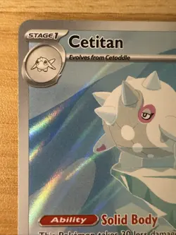 Pokemon TCG Cetitan Holo Card 201/191 Sv08: Surging Sparks Illustration Rare - Image 5