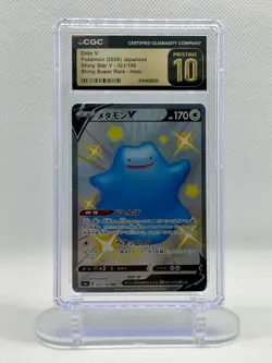 CGC 10 Pristine Ditto V Shiny 323/190 SSR Shiny Star V s4a Pokemon Card - Image 1