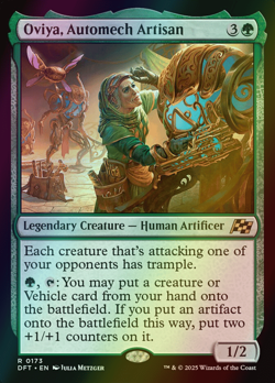 MTG Oviya, Automech Artisan Foil ** Aetherdrift ** English (NM) - Image 1