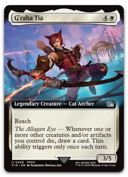 G'raha Tia (Extended Art) #429 (NM) Final Fantasy FIN Magic MTG - Image 1