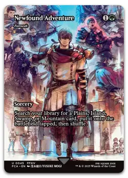 Newfound Adventure - Farseek (Showcase) #45 (NM) Final Fantasy FCA Magic MTG - Image 1